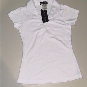 Chic White Button Down Kids Shirt by